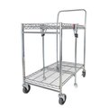 Bostitch Small Stowaway Folding Utility Cart, Chrome BSAC-SMCR